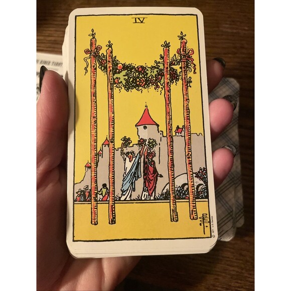 Vintage Rider Waite Tarot Card Deck US Games Italy Smith 1971 Complete 78 VGC - Picture 8 of 8